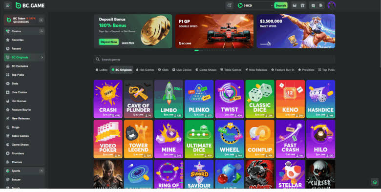 Casinò BC.GAME Italia Esplora il Gioco Online con Stile